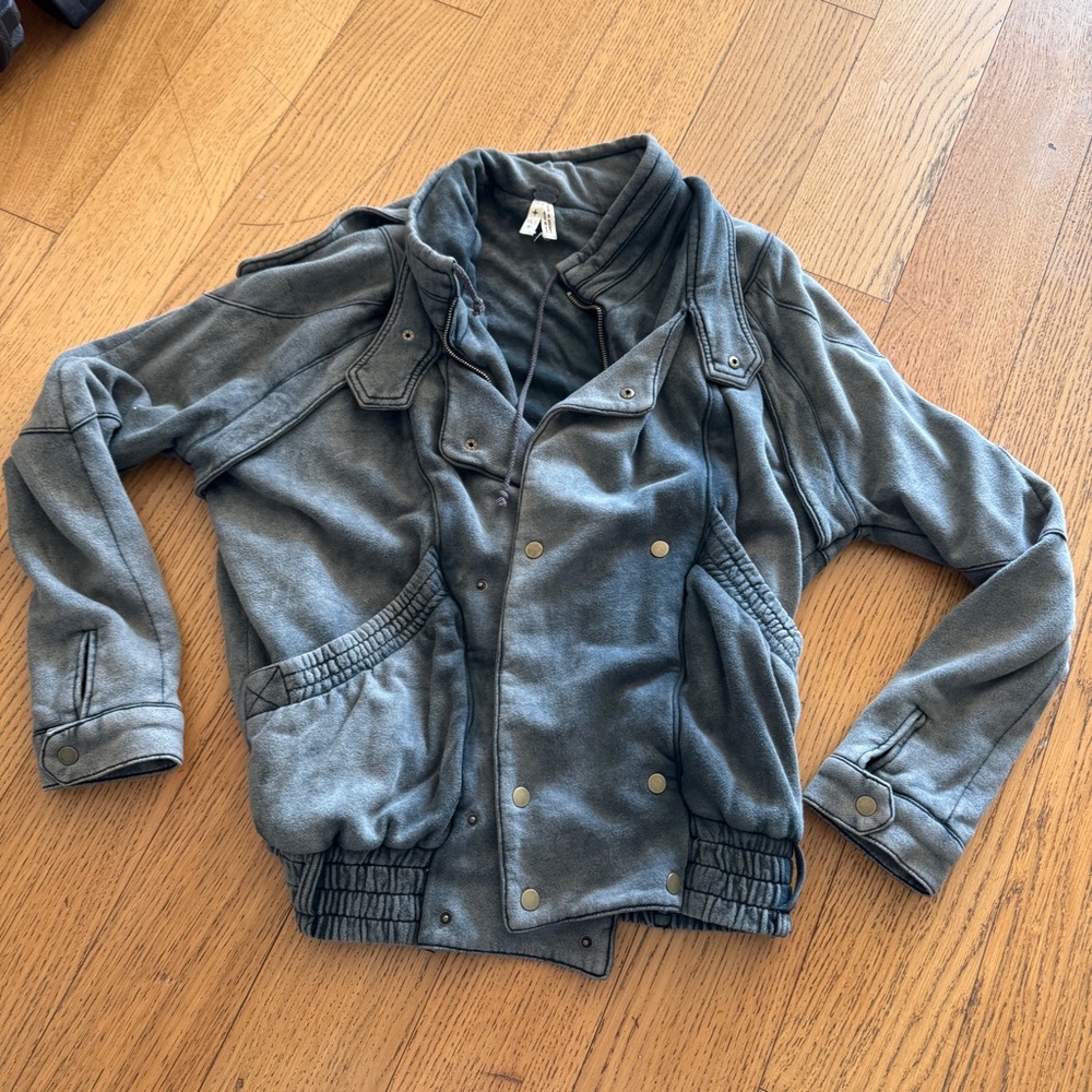 We the free Free people oversized moto jacket sz xs